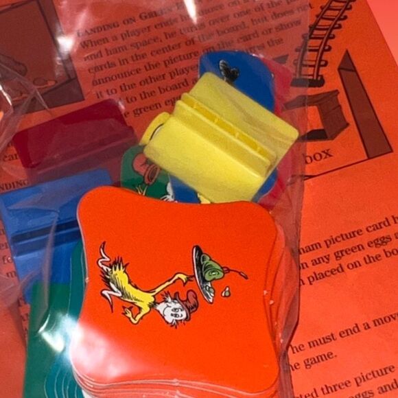 Vintage 1996 Green Eggs and Ham Game Board Game by University Games Dr. Seuss - Picture 5 of 8
